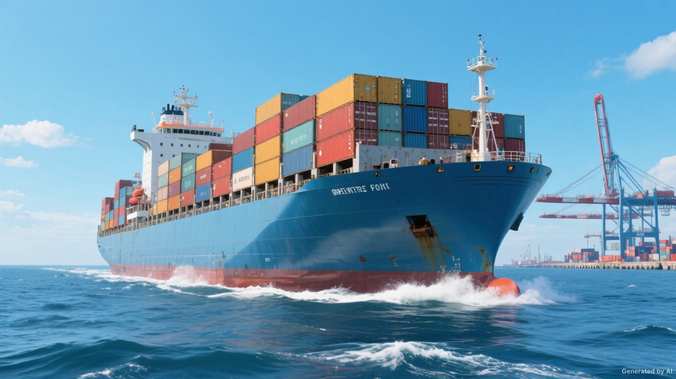 Cargo Container Ship